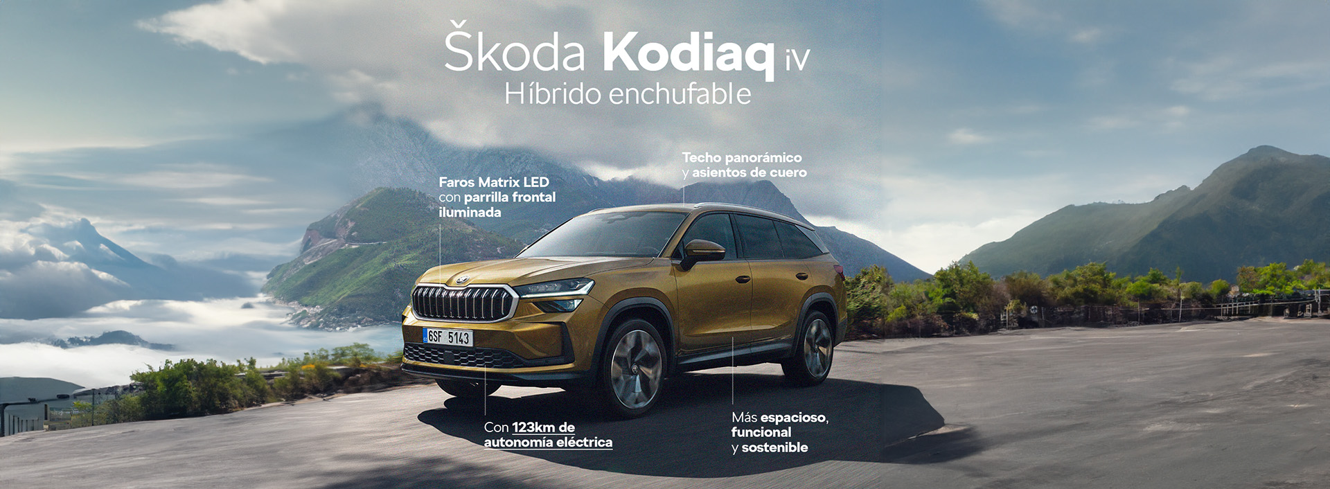 Skoda kodiaq iV híbrido enchufable